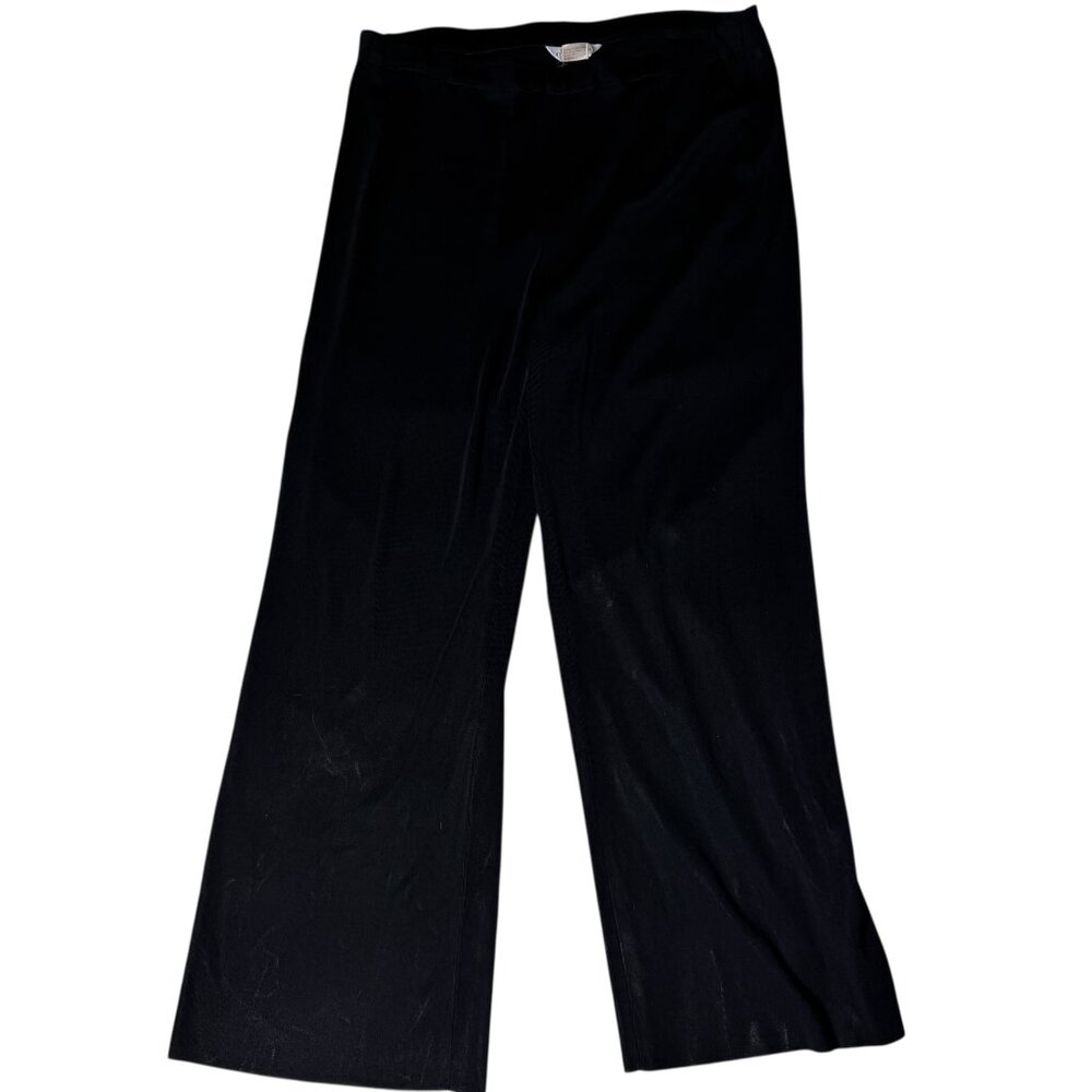 Exclusively Misook vintage pull on black pants 1x plus